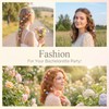 100Pcs Mini Flower Hair Clips, Mini Flower Clips