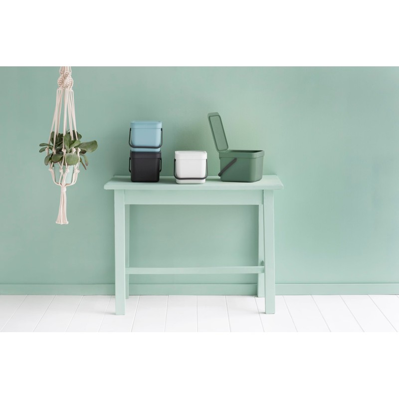 Brabantia 109720 Sort & Go Plastic Waste Bin, 58.4 x