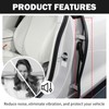 2.62Ft Car Door Weather Stripping Door Seal Strip,2PCS Thickened Rubber