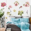 Rose Bud, Wall Sticker, Chrysanthemum, Hydrangea, Wallpaper, Living Room, Bedroom,