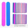 200 limas de uñas desechables profesionales de doble cara para