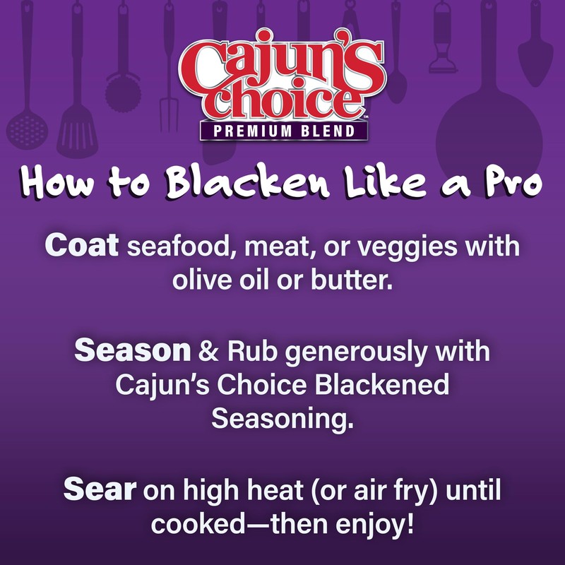 Cajun's Choice Variety Pack: Creole Seasoning 3.8 oz (2) +