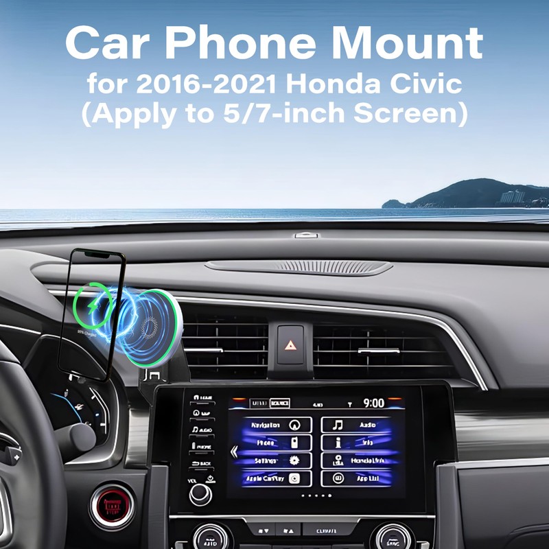 AbeeyGeomarn Car Phone Holder for 2016-2021 Honda Civic Accessories Apply