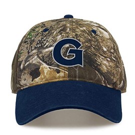 Georgetown University Hoyas Camo Hat Realtree Edge Camo Two-Tone Cap