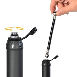 Portable Inflator Pump Small Pocket Manual Schrader Presta Valve Backetball Road Mountain Bike Repair Accessories Gifts Bicycle Enthusiasts