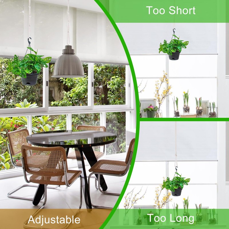 4 Pcs Hanging Chains Plant Hanger Extender Indoor Hanging Planter