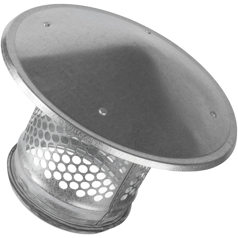 Vent Systems 5" Inch Round Chimney Cap Galvanized Steel for