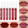 MM11 Brillo Labial Mate De Larga Duración A Prueba De