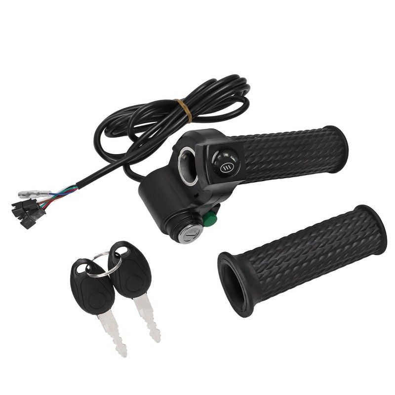 2 PCS Electric Bike Throttle Grip Kit Speed Control Grip