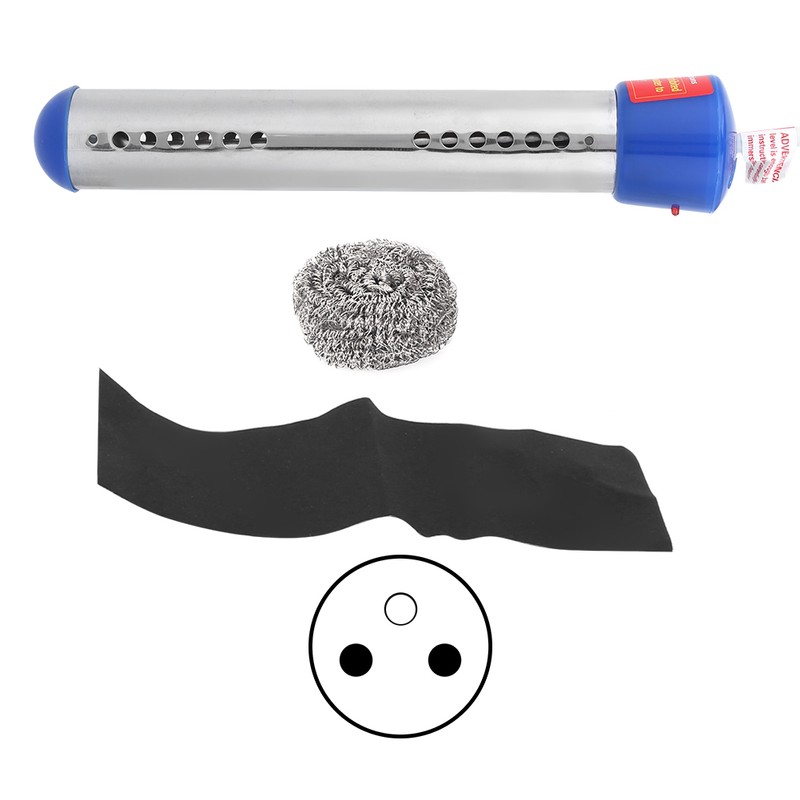 1500W 1.5m Portable Floating Immersion Electric Water Heater Boiler Blue