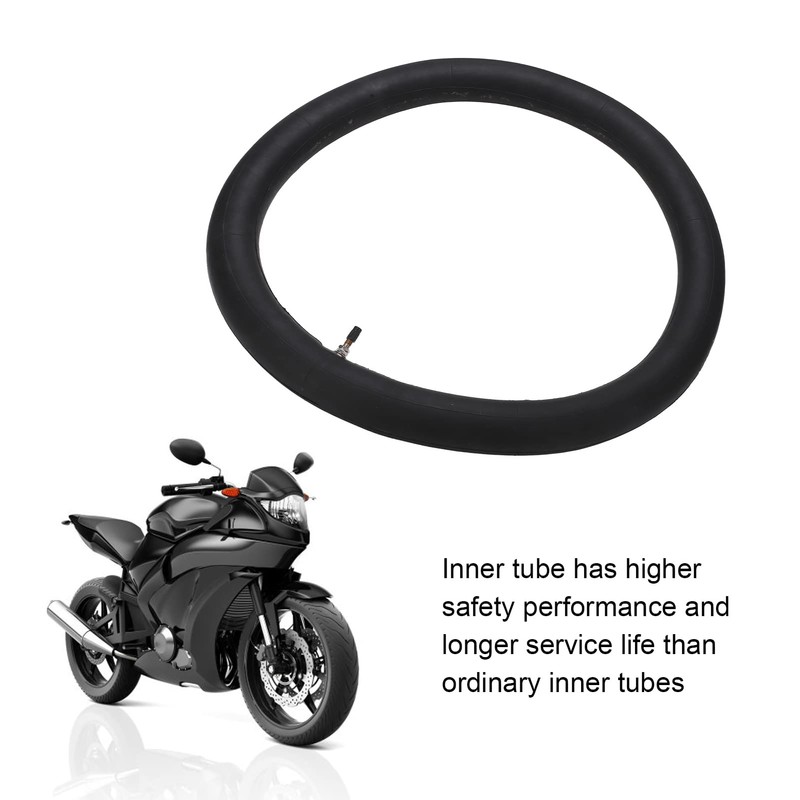 Tomotato 3.00/2.75-19 Inner Tube Rubber Hose with Straight Valve Stem