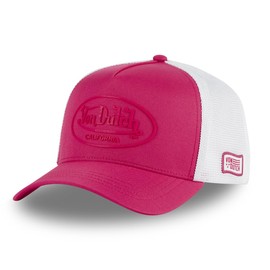 Von Dutch Men's & Women's Adjustable Cap, Neon Trucker Cap, Neon Pink/White, One Size