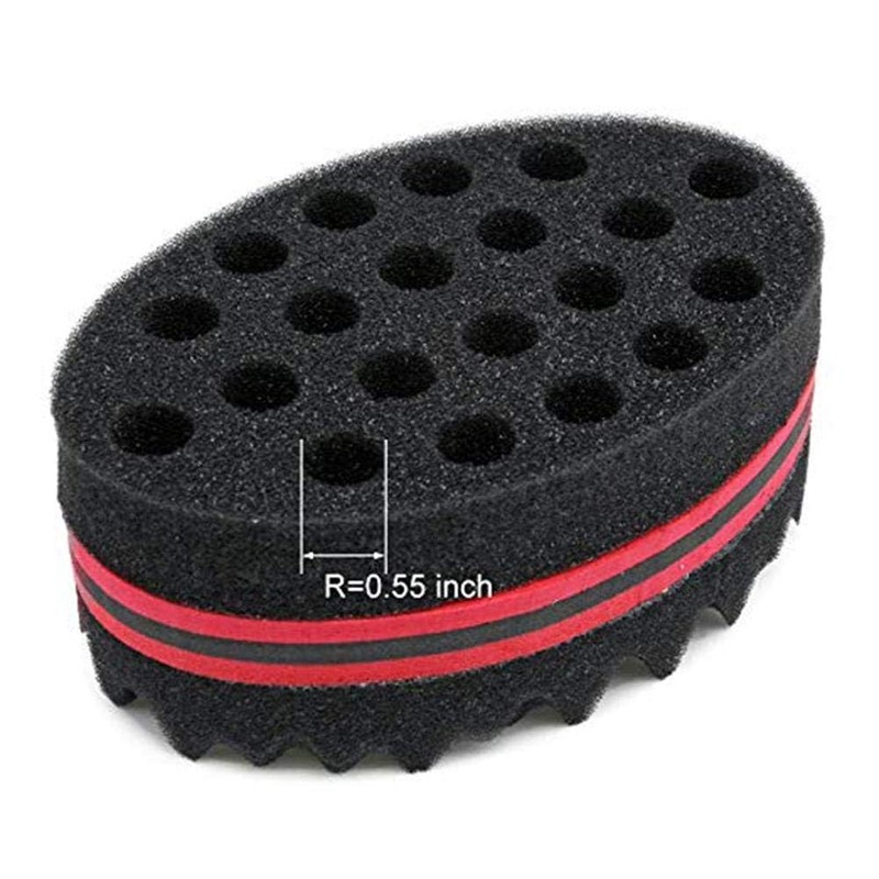 Rebuku Curly Hair Sponge Glove Brush Barber Wave Twist Curly