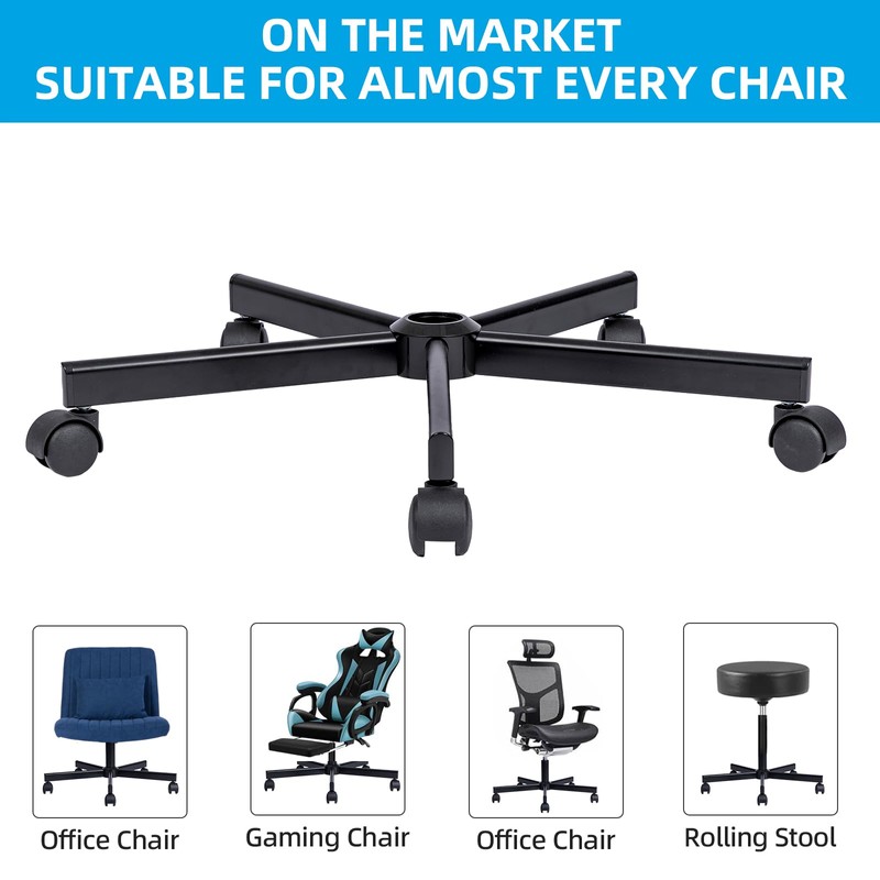 XSZD Criss Cross Home Office Swivel Chair Base – Durable,