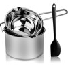 1000ML Double Boiler Pot with 2200ML Stainless Steel Pot and