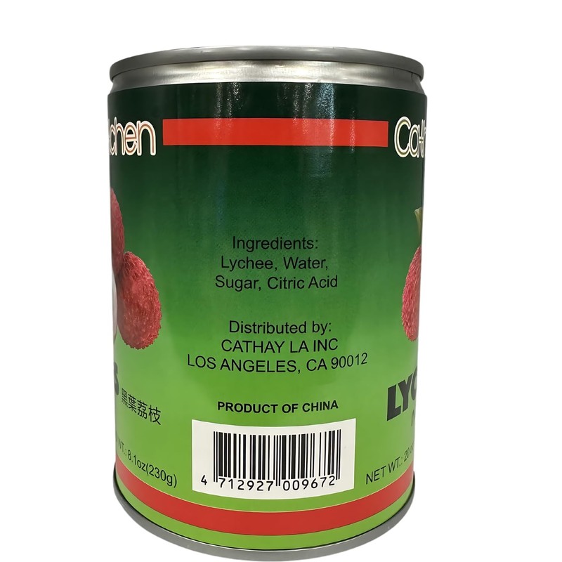 Cathay Kitchen Premium Lychee in Syrup - Peak Season Harvest