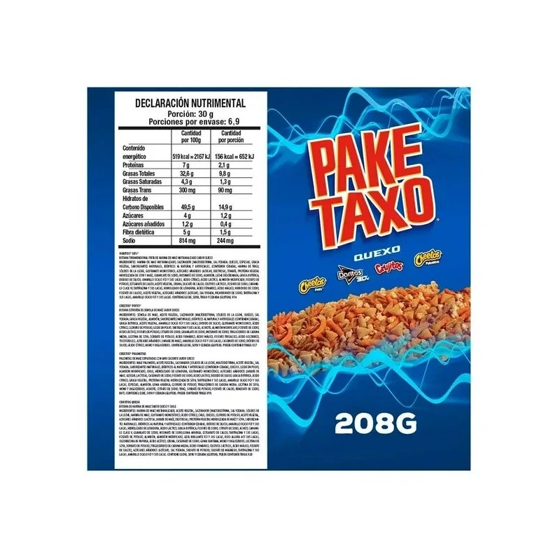 Sabritas 3 Botana Sabritas Paketaxo Quexo surtida 208 g