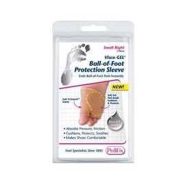 Pedifix P1225-SL Universal Metatarsal Strap, Covered Gel Small, Left Foot - 1/Each