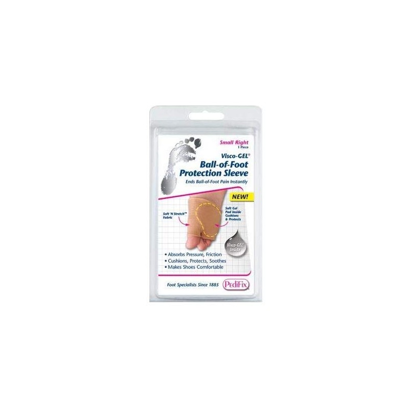 Pedifix P1225-SL Universal Metatarsal Strap, Covered Gel Small, Left Foot