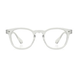 Foster Grant Women's Norie Blue Light E.Glasses Glasses, Clear, 49 mm