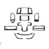 Hoolcar Interior Center Console Dashboard Navigation Trim Cover Kit ABS