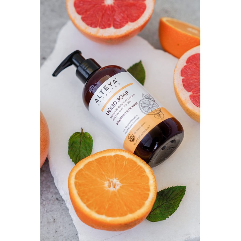 Alteya Organic Liquid Soap Grapefruit & Orange 500 ml -