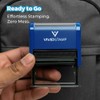 Received w/Border Self-Inking Office Rubber Stamp (Blue) - Medium