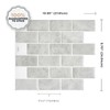 Smart Tiles - Peel and Stick Backsplash - Subway Fondi