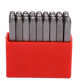 Pomya Metal Stamps, Clear Imprints Metal Stamping Tool Set 3mm for Bracelet Ring Making (Uppercase)