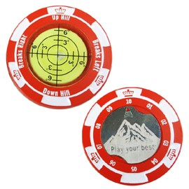 Huipalon Golf Markers for Putting Green Golf Green Reader with High Precision Putting Green Reading Aid Level Head Golf Marker with Bubble Level Golf Accessories Golf Gifts for Women Men