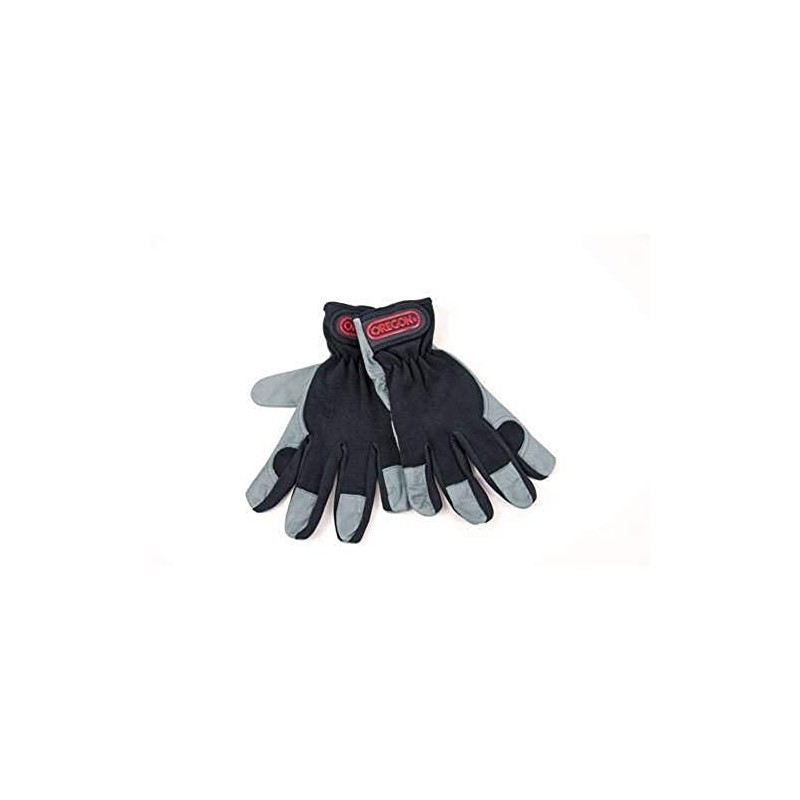 Oregon Leather Work Gloves, Stretch Leather Gloves with Adjustable Wrist