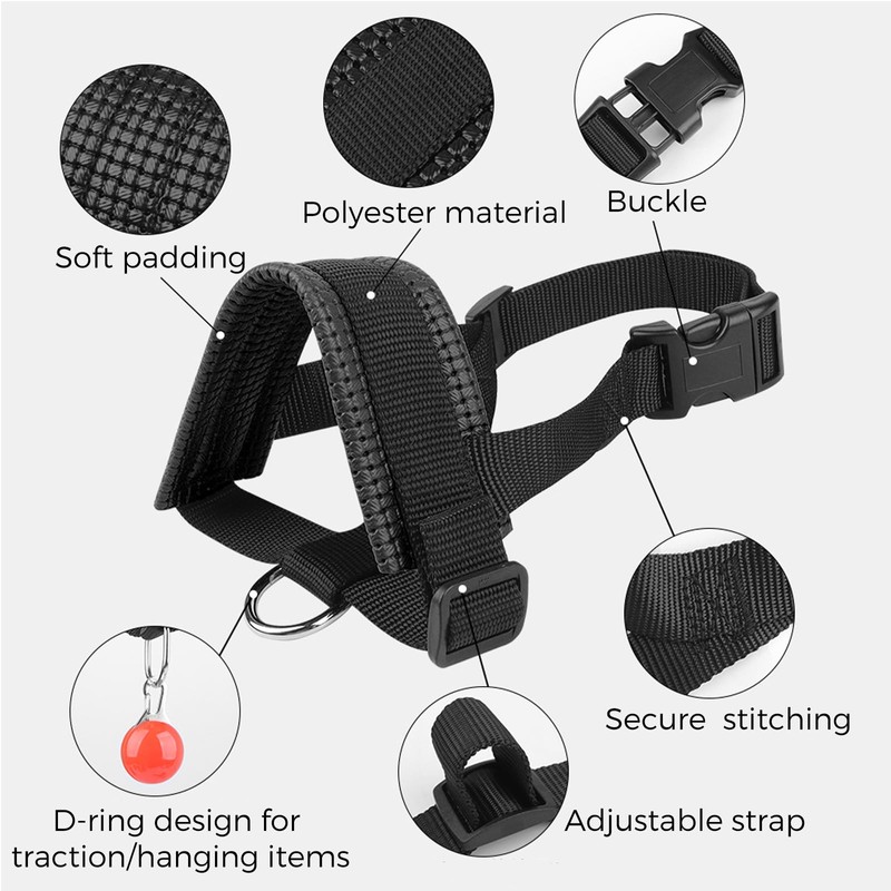 Nylon Dog Muzzle for Small,Medium,Large Dogs Prevent from Biting,Barking and