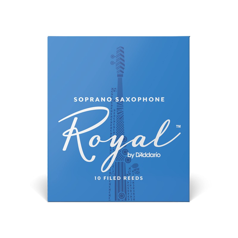 Rico Royal 2.0 Strength Reeds for Soprano Sax (Pack of