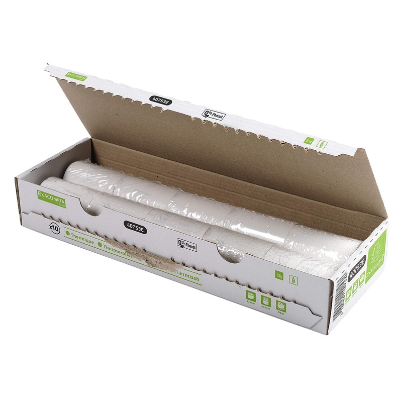 Exacompta Therm Roll 55g 1ply 57x40x12 - Pack of 10