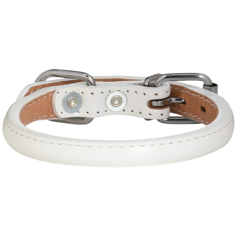 ONS Roll Collar #1 White (Small Dogs)