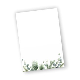Letter Paper Winter DIN A4 (20, Winter Eucalyptus)