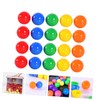Kisangel 100pcs Raffle Balls Openable Plastic Lottery Balls Bright Colors
