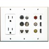 RiteAV (3 Gang 15A Outlet 3 HDMI Coax 2 Cat5e