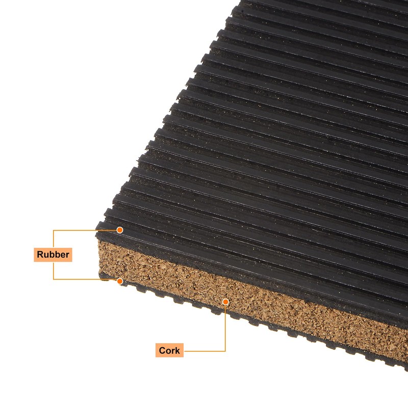 HARFINGTON 4pcs Rubber Anti Vibration Pads 2" x 2" x