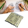 12pcs Waterproof Fine Tip Pens Quick Drying Smoothly Writing Nylon