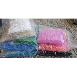 Bolek's craft Pick 1 Bag Of Vintage But New Pinwheel Star Beads Acrylic Bolek's Craft Supply