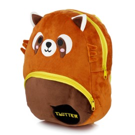 Puckator Adoramals Red Panda Plush Rucksack Backpack - Children's Backpacks - Small Luggage Bag - Travel Backpack - Backpack For School - Toddler Kids Backpack Cute Bags Nursery Backpack Back Pack