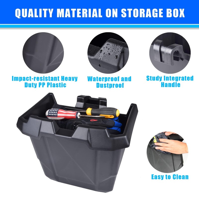 Sresk Under Seat Storage Bin Compatible with Can-Am Defender Max
