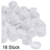 Kosmetex Empty 6ml Tin Containers Plastic Containers Creme Nail Lid,