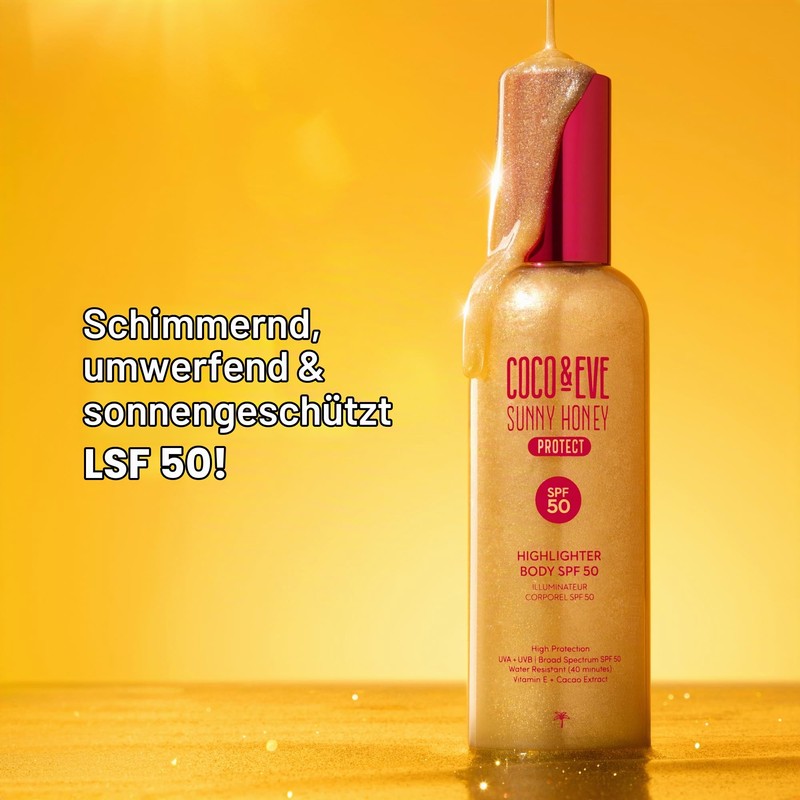 Coco & Eve Highlighter Body SPF 50 (150 ml)