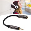 2.5mm Male to 3.5mm Female Stereo Audio Jack Adapter Headset