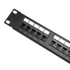 RJ11 Through Coupler 25 Ports Anti Interference Gold Plated Pin
