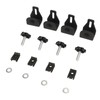 16PCS Saddle Bag Locks Mounting Screws Theft Deterrent Hardware Bolt