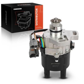 A-Premium Ignition Distributor with Module and Cap and Rotor Compatible with Toyota Corolla 1993-1995, Celica 1994-1995 & Geo Prizm 1993-1995, 1.6L 1.8L
