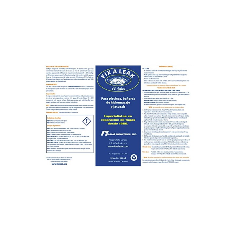 Fix-A-Leak by Marlig for Swimming Pool Spa Hot Tub Leaks